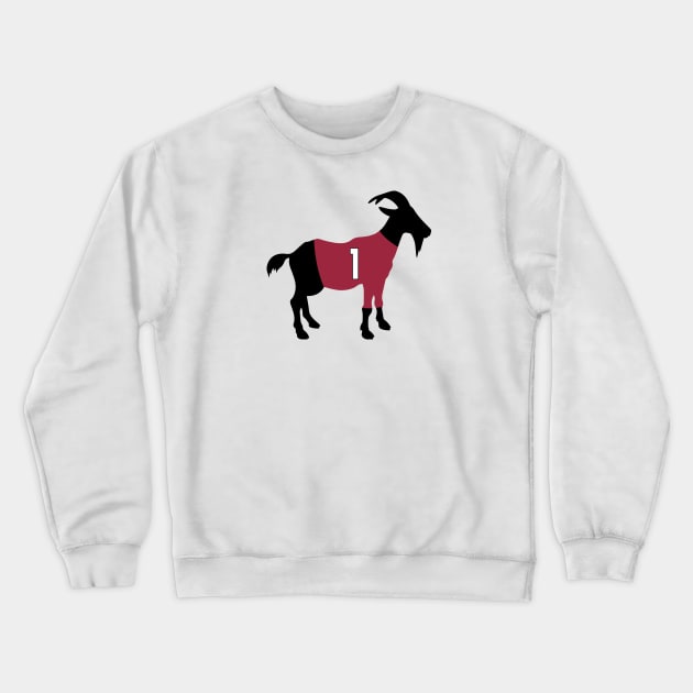 Kyler Murray GOAT Crewneck Sweatshirt by cwijeta